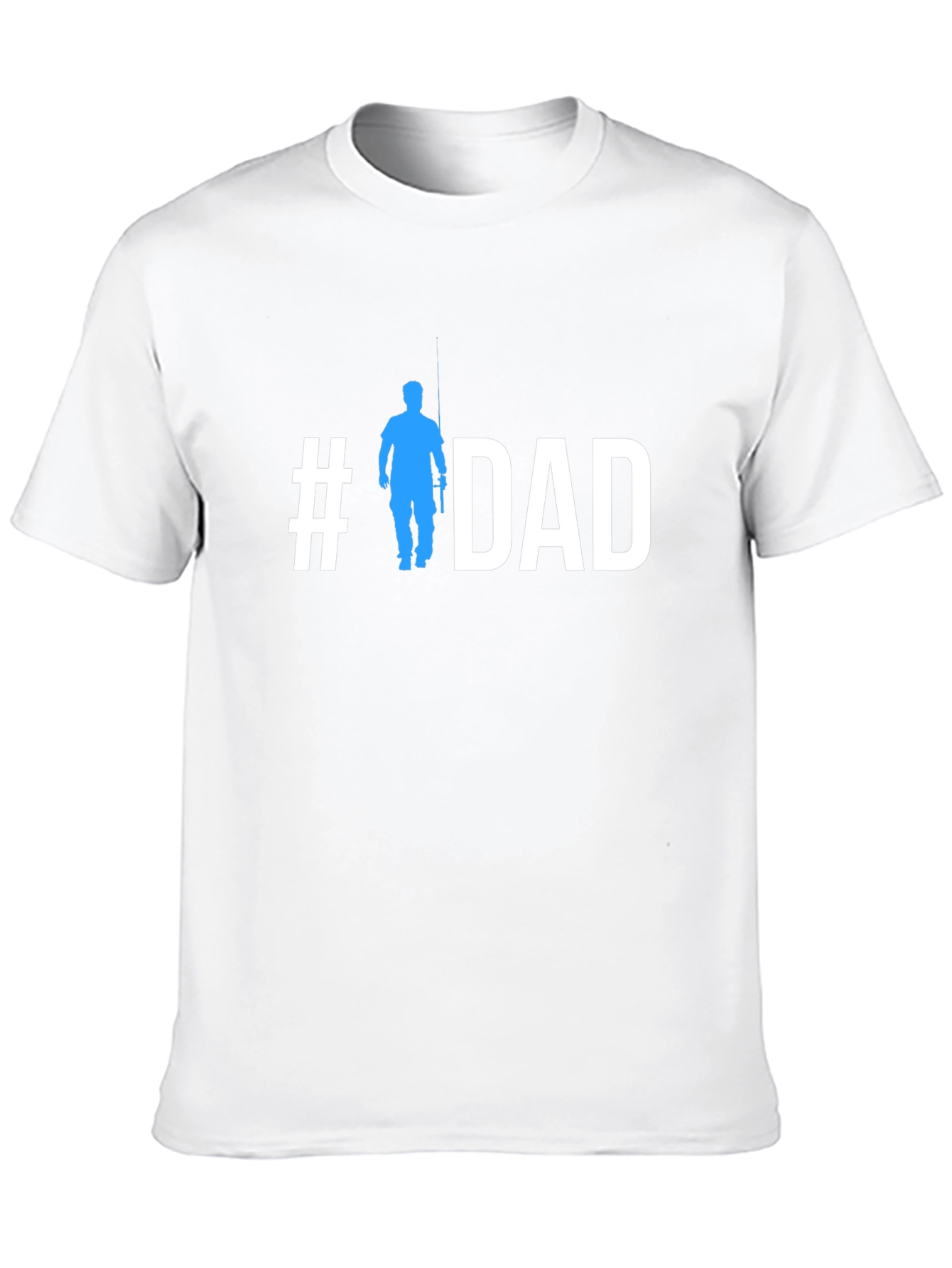 #DAD Fishing Graphic T-Shirt - Fathers Day Apparel