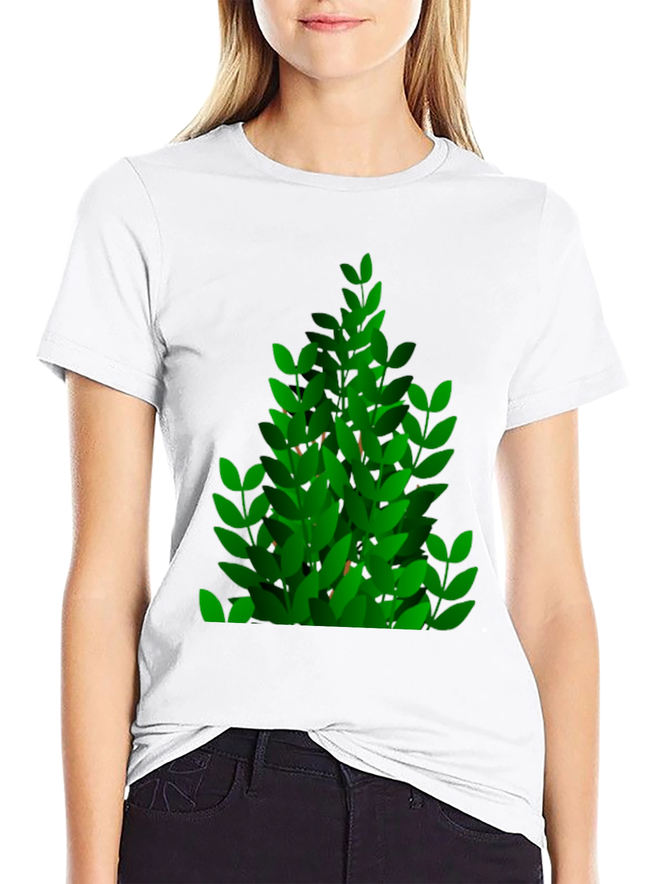 Green Leaf Bush Graphic Tee