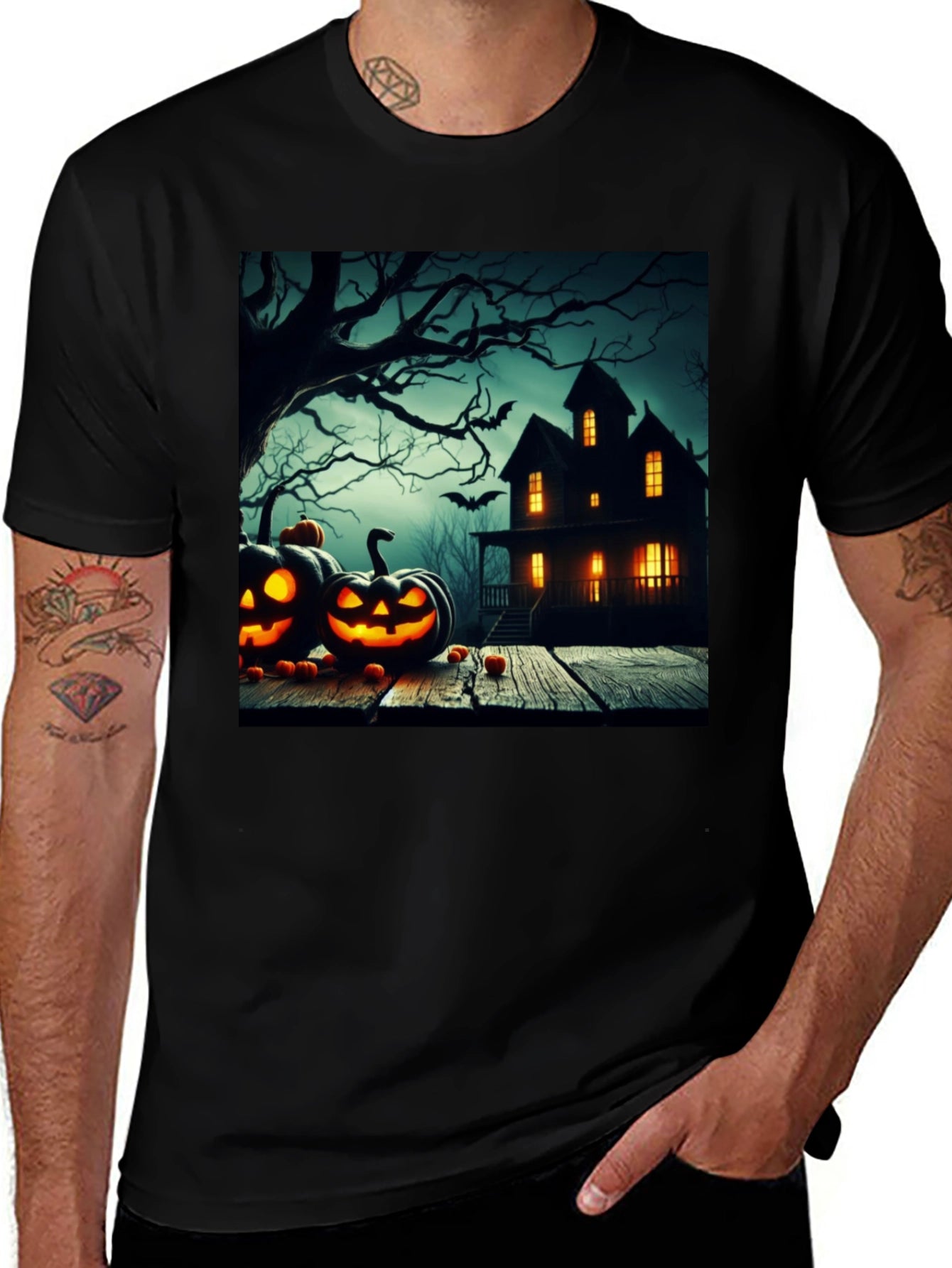Halloween Haunted House T-Shirt