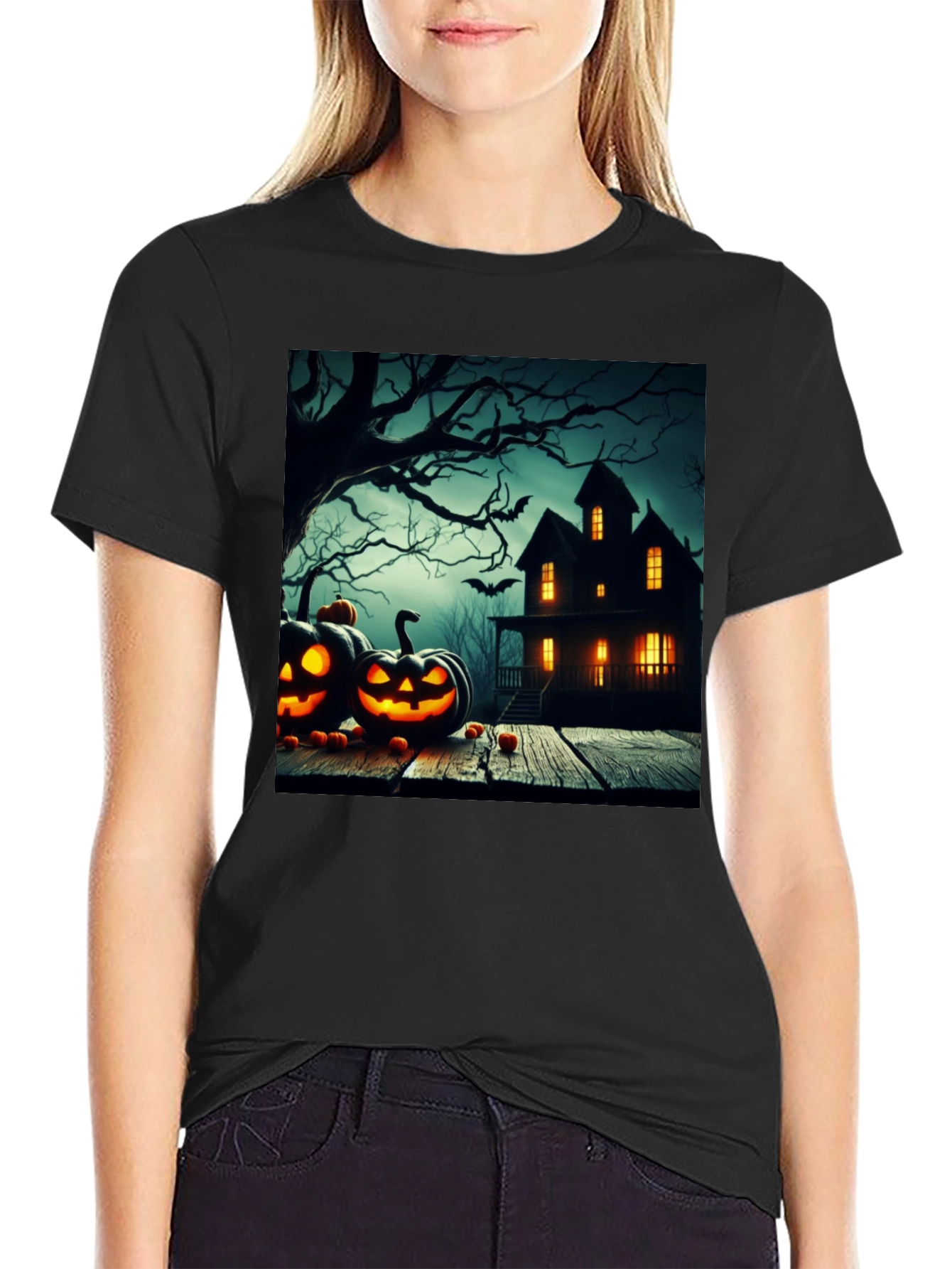Halloween Haunted House T-Shirt