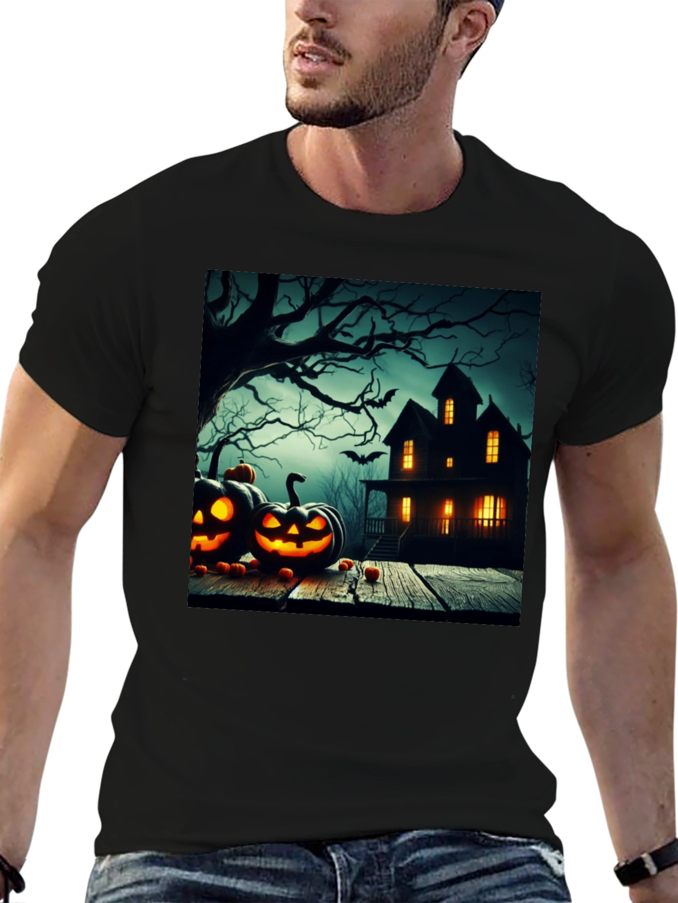 Halloween Haunted House T-Shirt