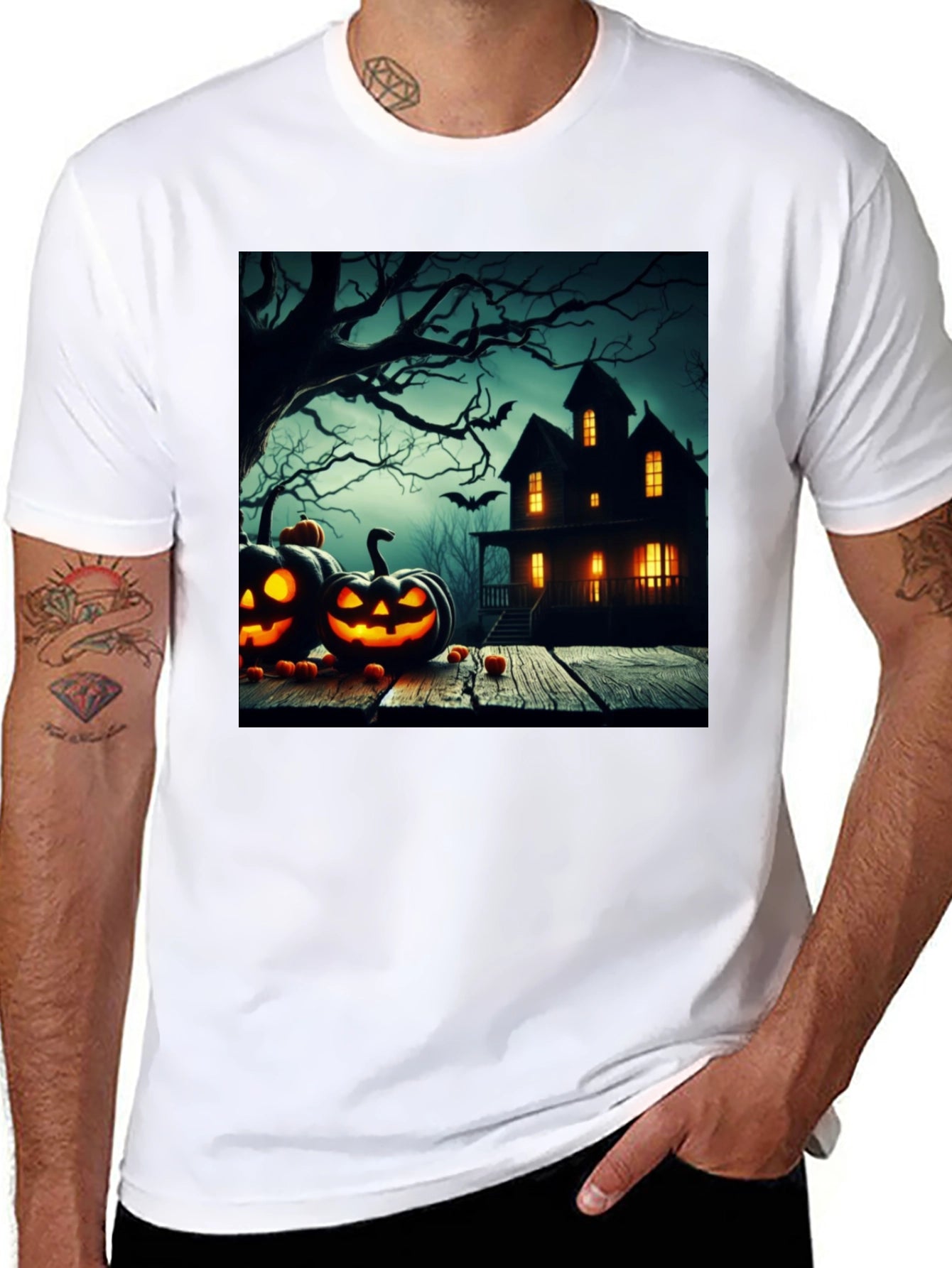 Halloween Haunted House T-Shirt