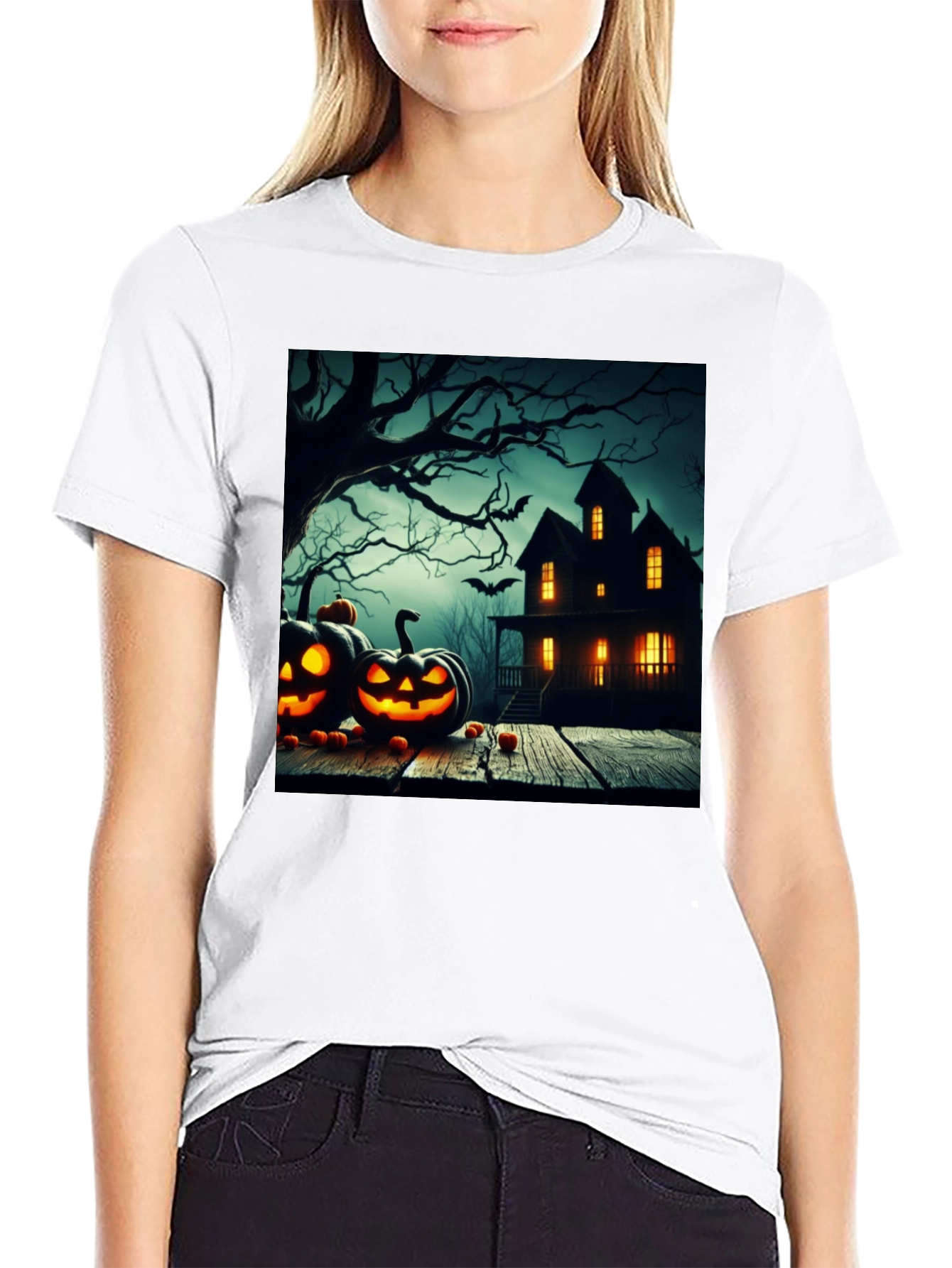 Halloween Haunted House T-Shirt