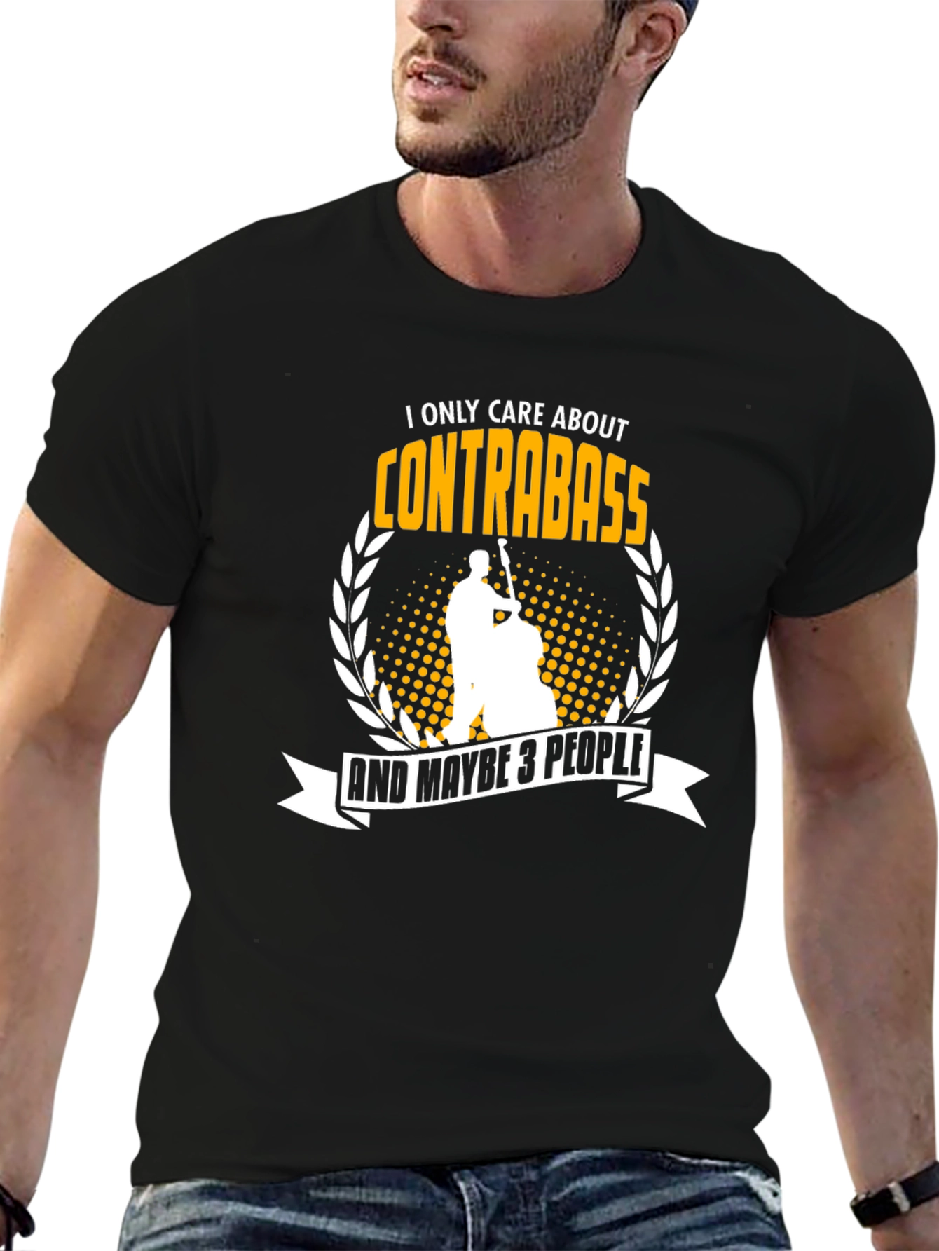 Contrabass T-Shirt - Musician Humor Tee
