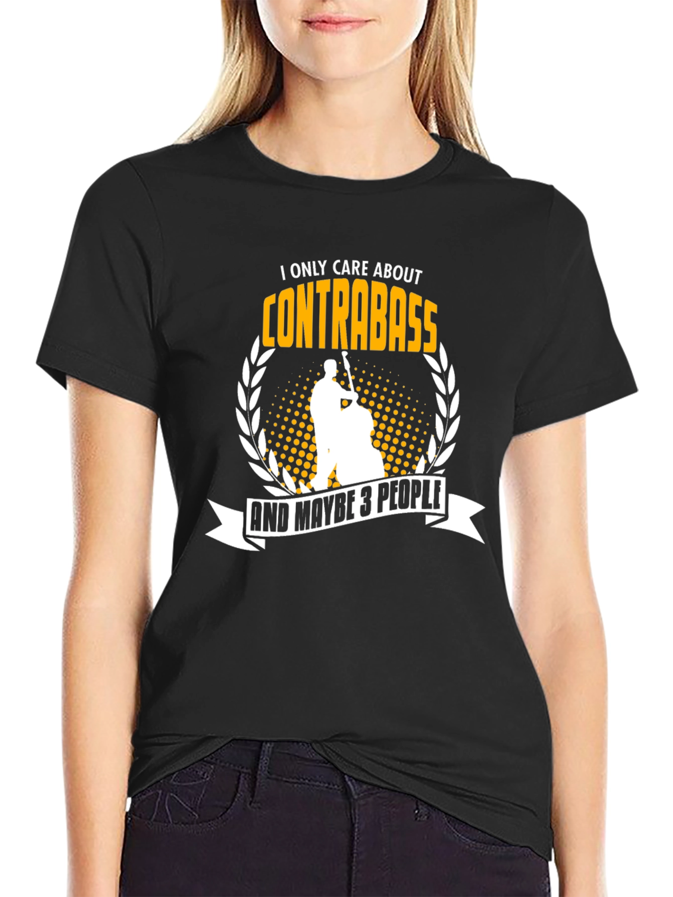 Contrabass T-Shirt - Musician Humor Tee