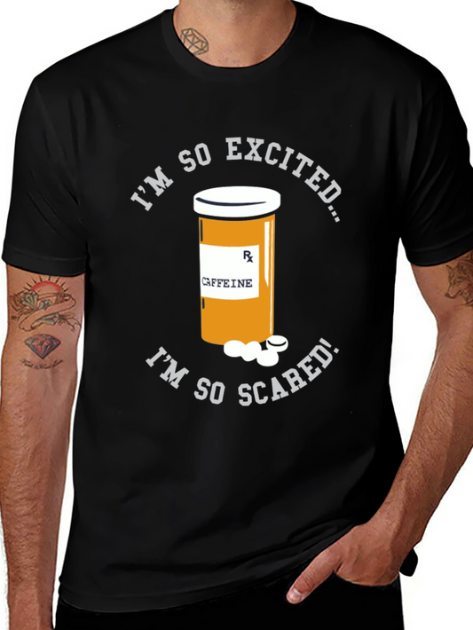 Caffeine Pill Bottle T-Shirt - Funny & Unique Design