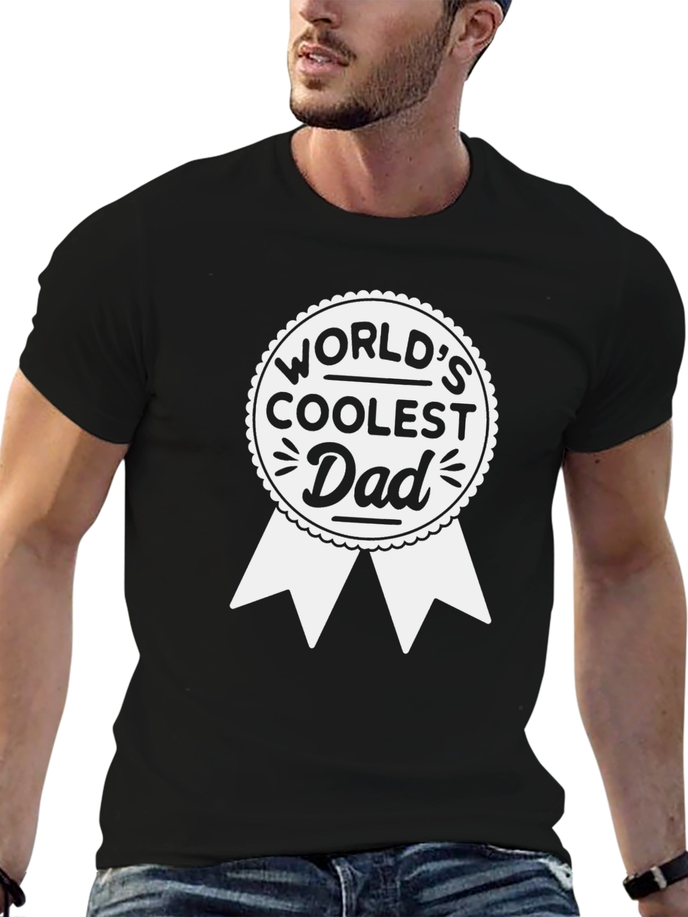 Worlds Coolest Dad Graphic T-Shirt