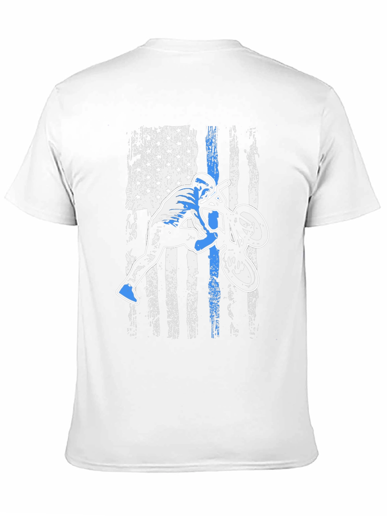 BMX Rider American Flag T-Shirt