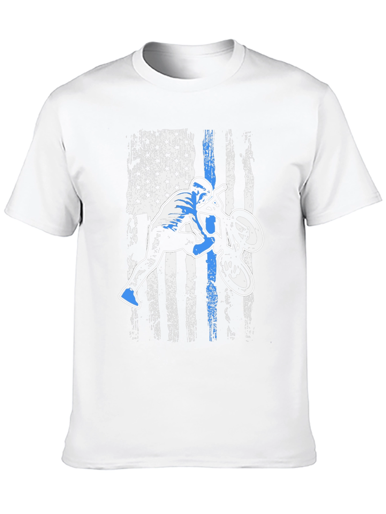 BMX Rider American Flag T-Shirt