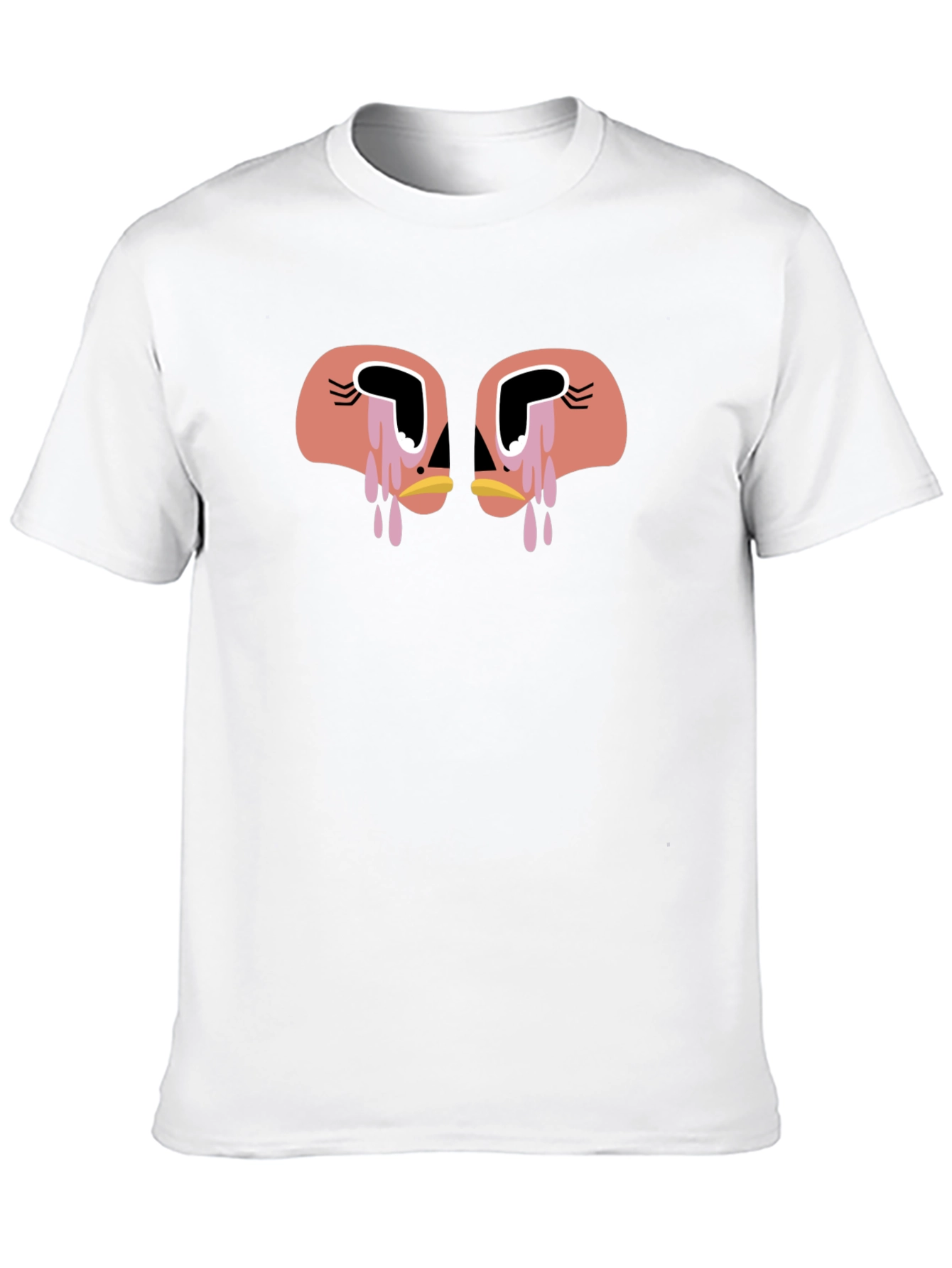 Tearful Faces Graphic Black Tee