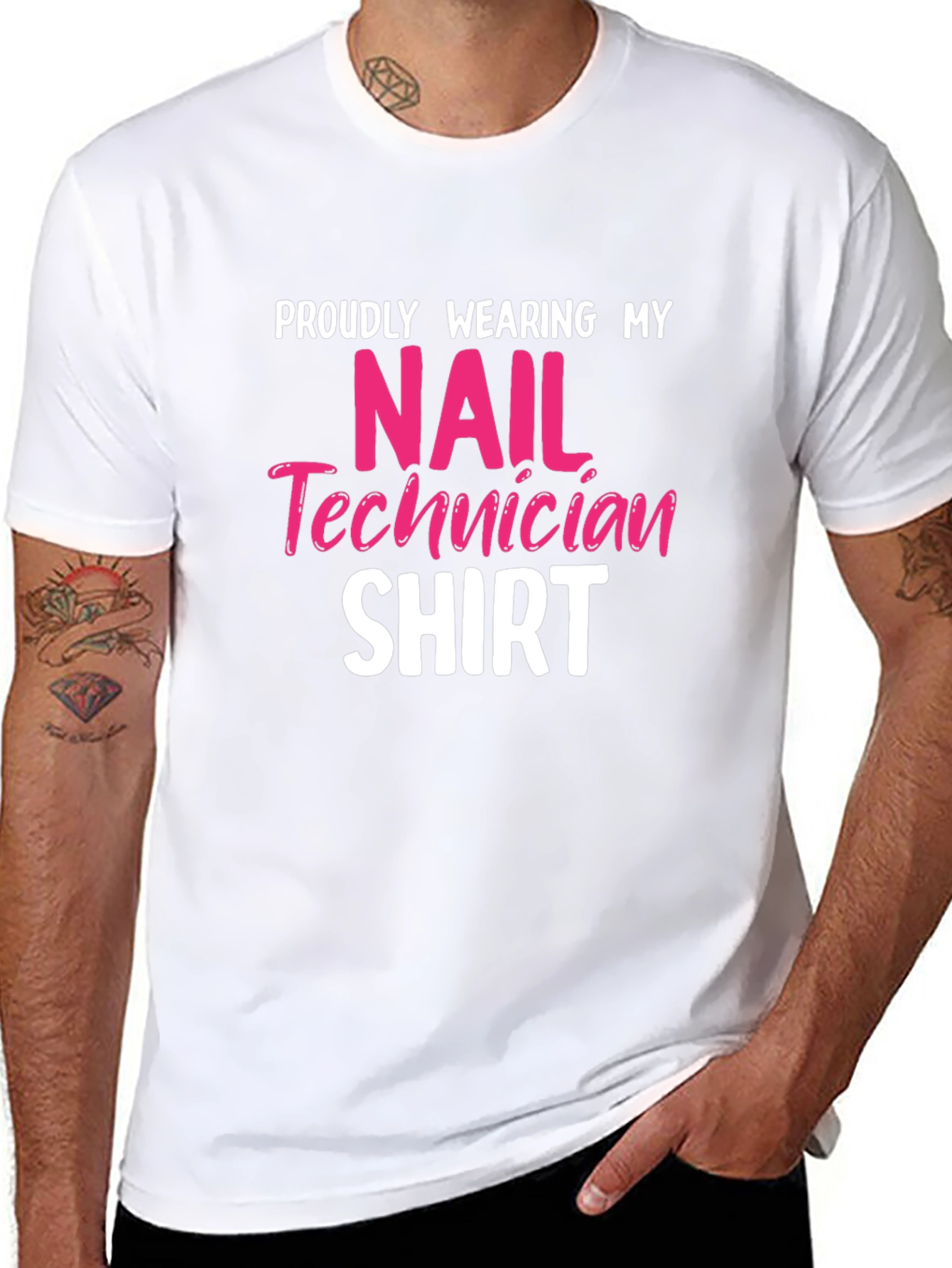 Nail Technician Shirt - Proudly Wearing My Shirt!