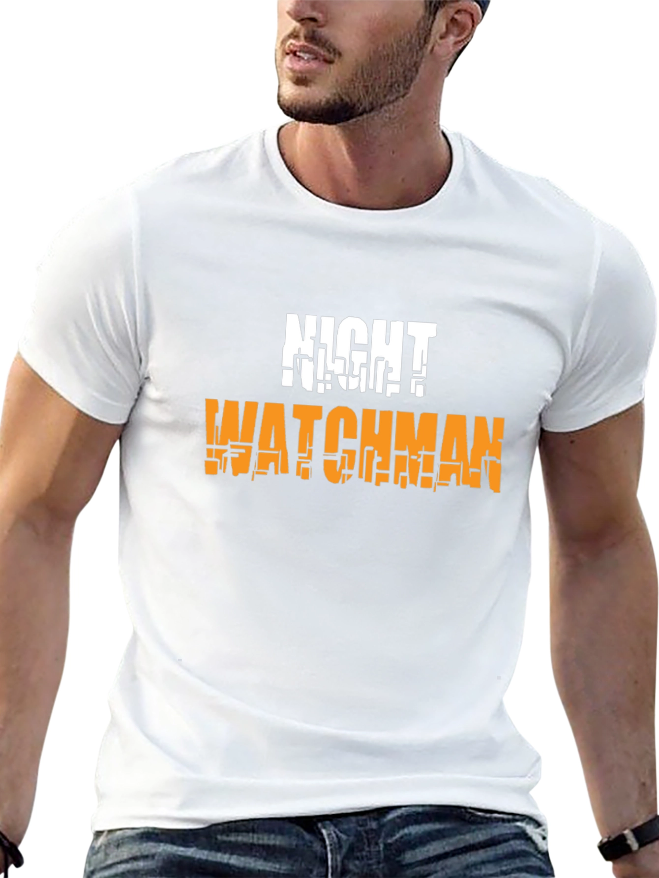 Night Watchman Graphic T-Shirt - Black Tee