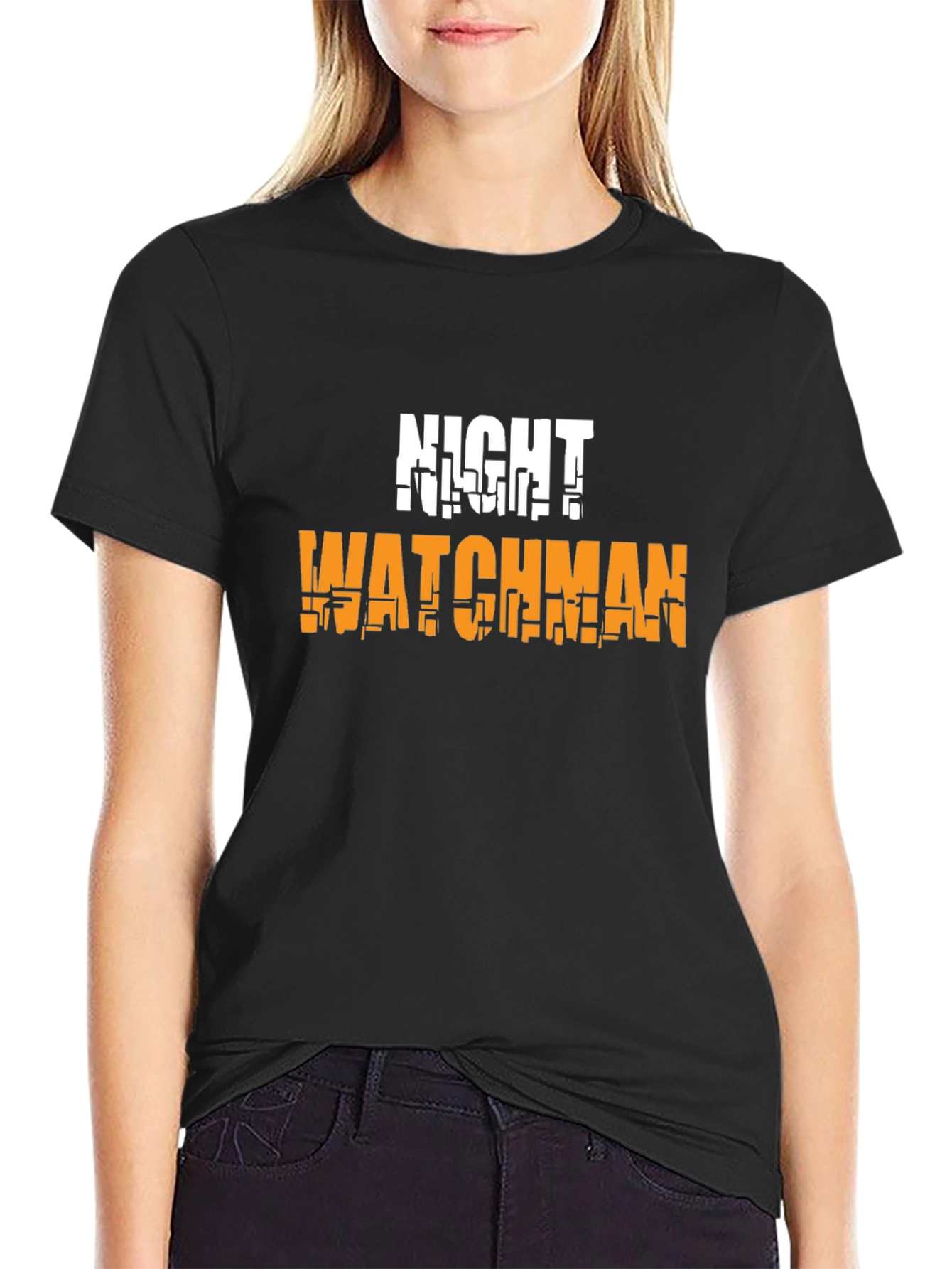 Night Watchman Graphic T-Shirt - Black Tee