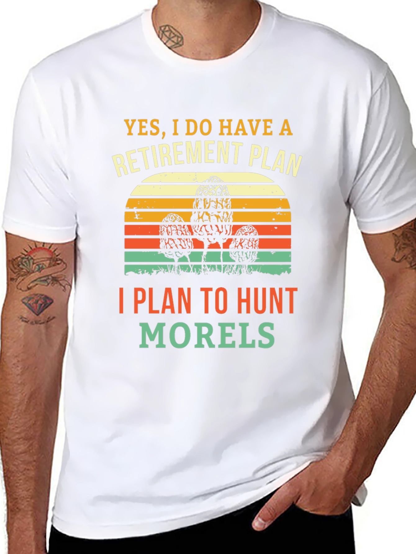 Retirement Morel Mushroom Hunting T-Shirt