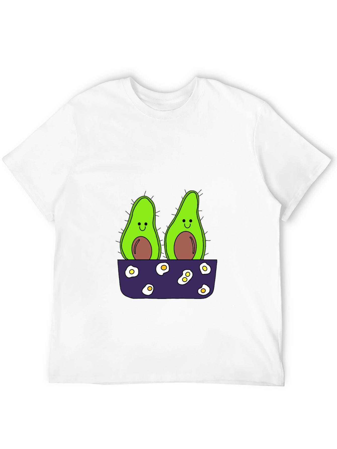 Cute Avocado Pocket T-Shirt
