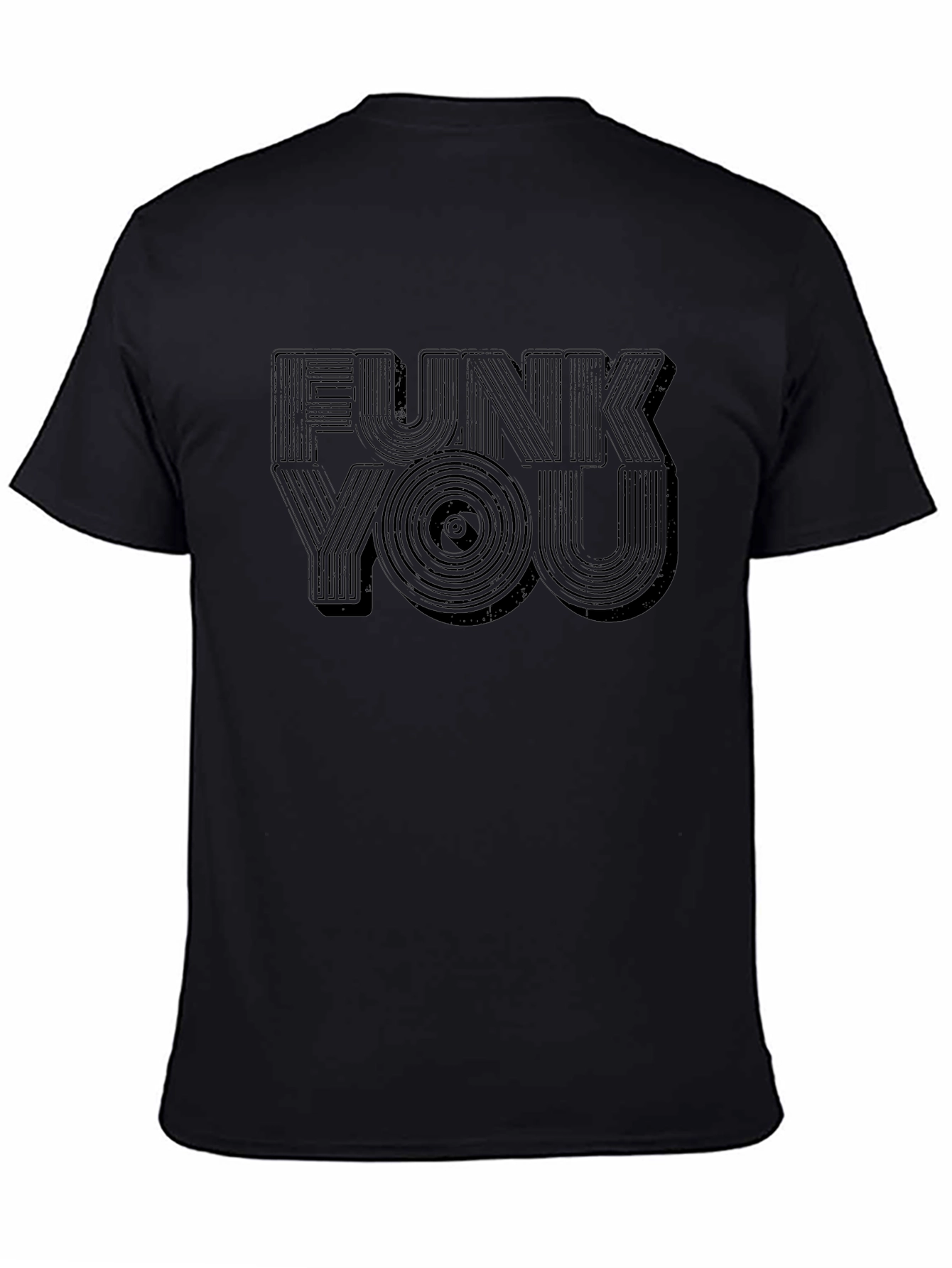 Funk You Graphic Tee - Black Cotton Blend