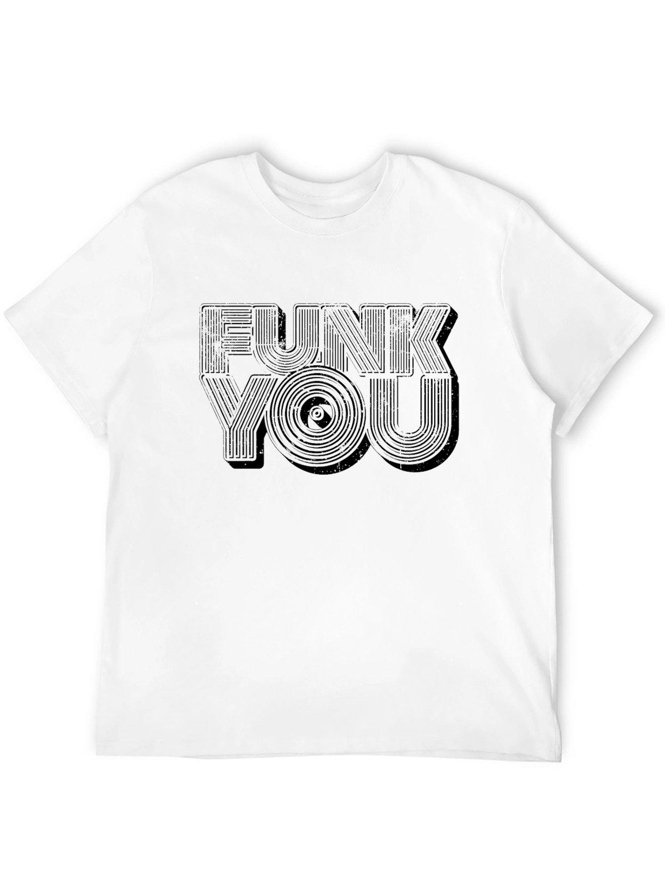 Funk You Graphic Tee - Black Cotton Blend
