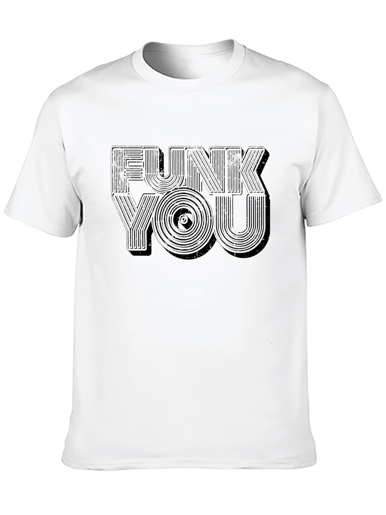 Funk You Graphic Tee - Black Cotton Blend