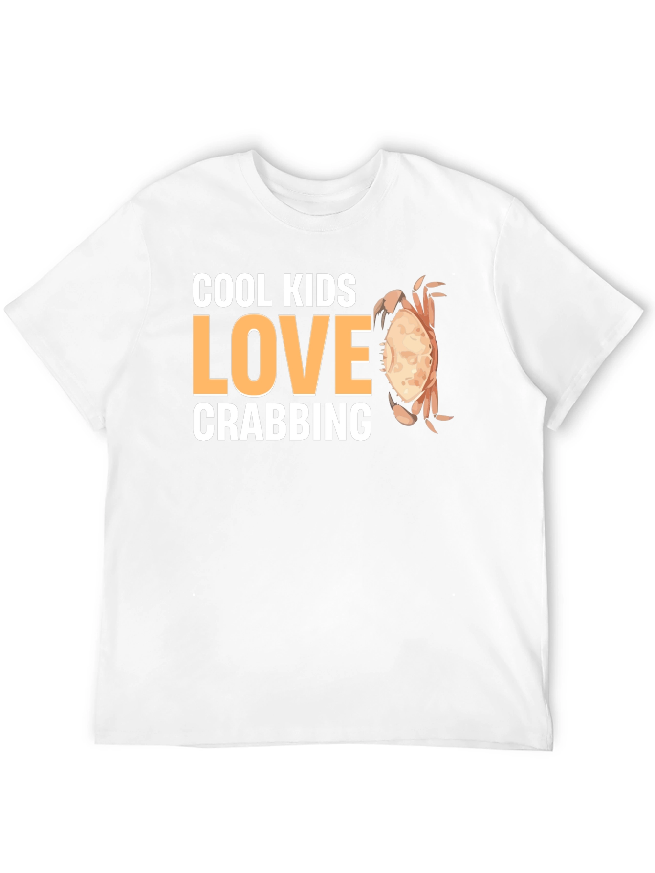 Cool Kids Love Crabbing T-Shirt - Black