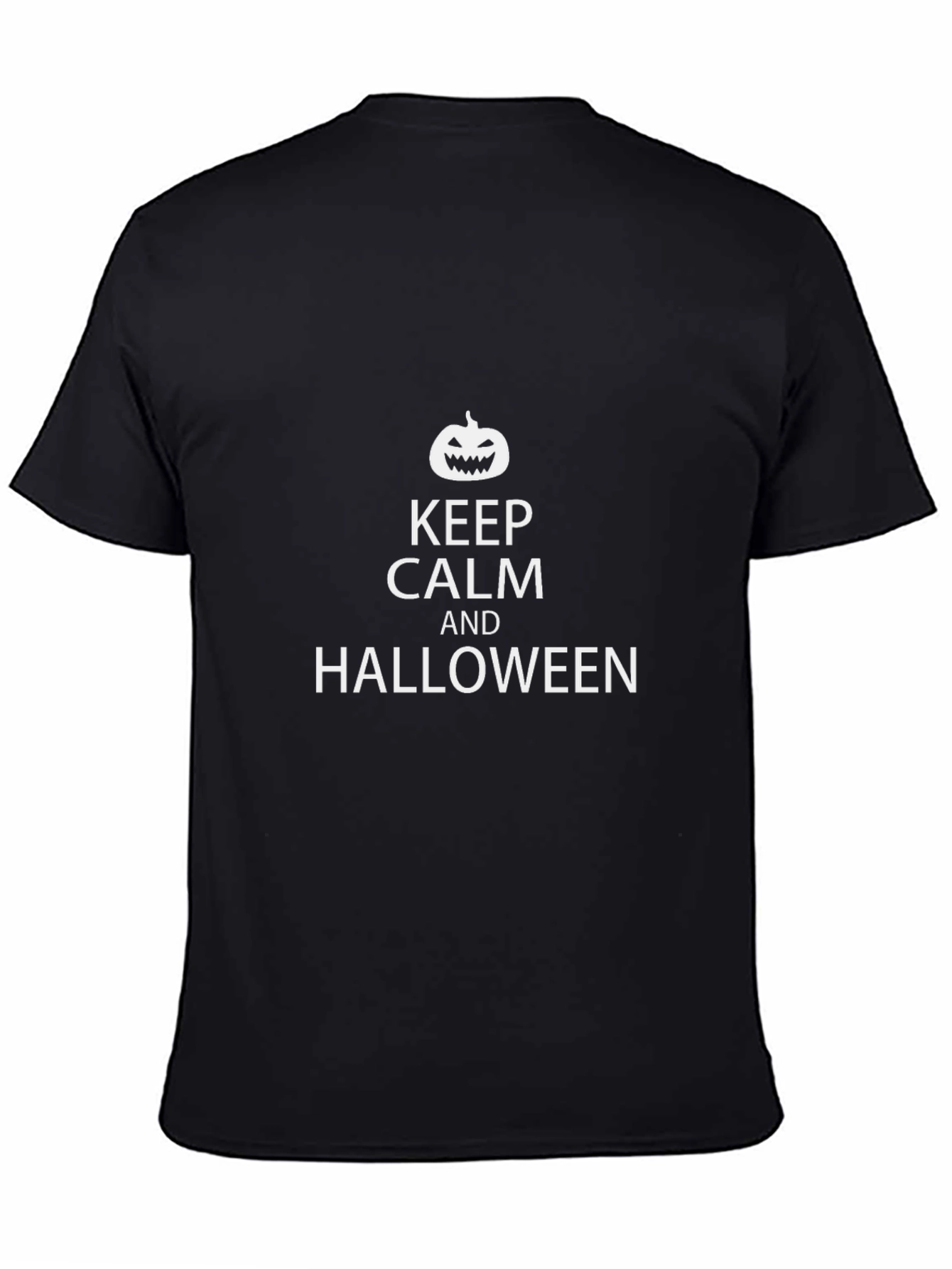 Keep Calm and Halloween T-Shirt - Black