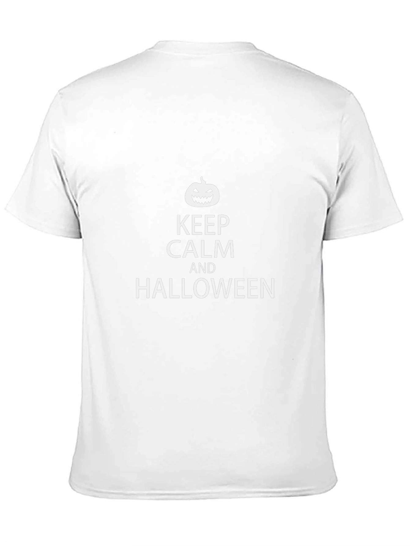 Keep Calm and Halloween T-Shirt - Black