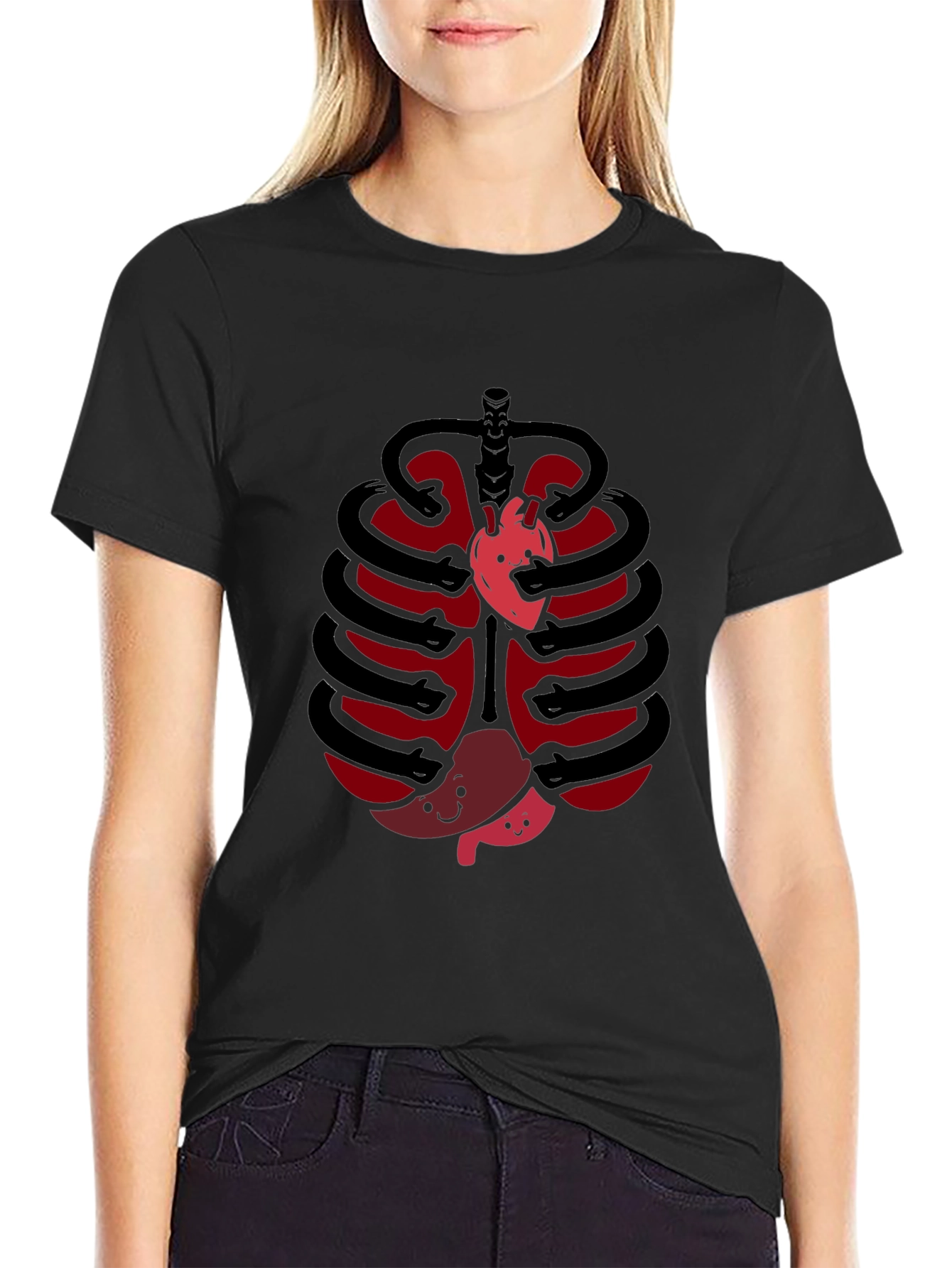 Funny Anatomy Rib Cage T-Shirt