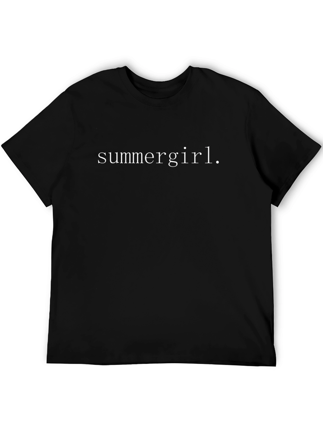 Summergirl Black T-Shirt