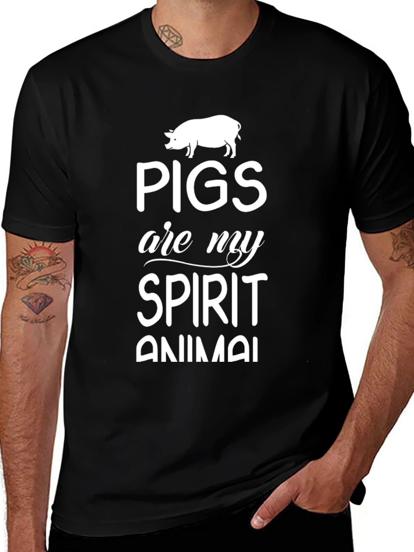 Pigs Are My Spirit Animal Graphic Tee
