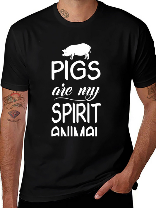 Pigs Are My Spirit Animal Graphic Tee