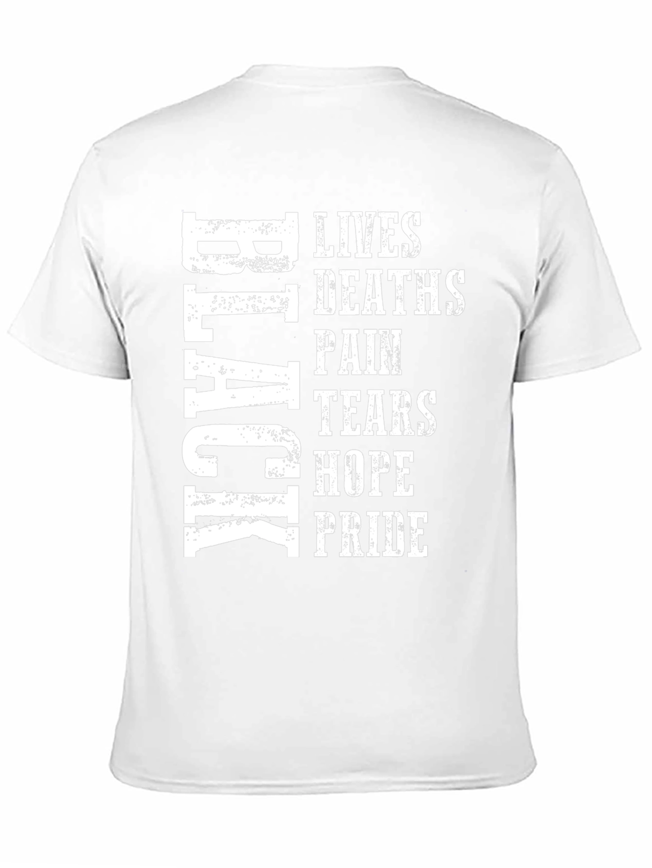 Black Lives Deaths Pain Tears Hope Pride T-Shirt