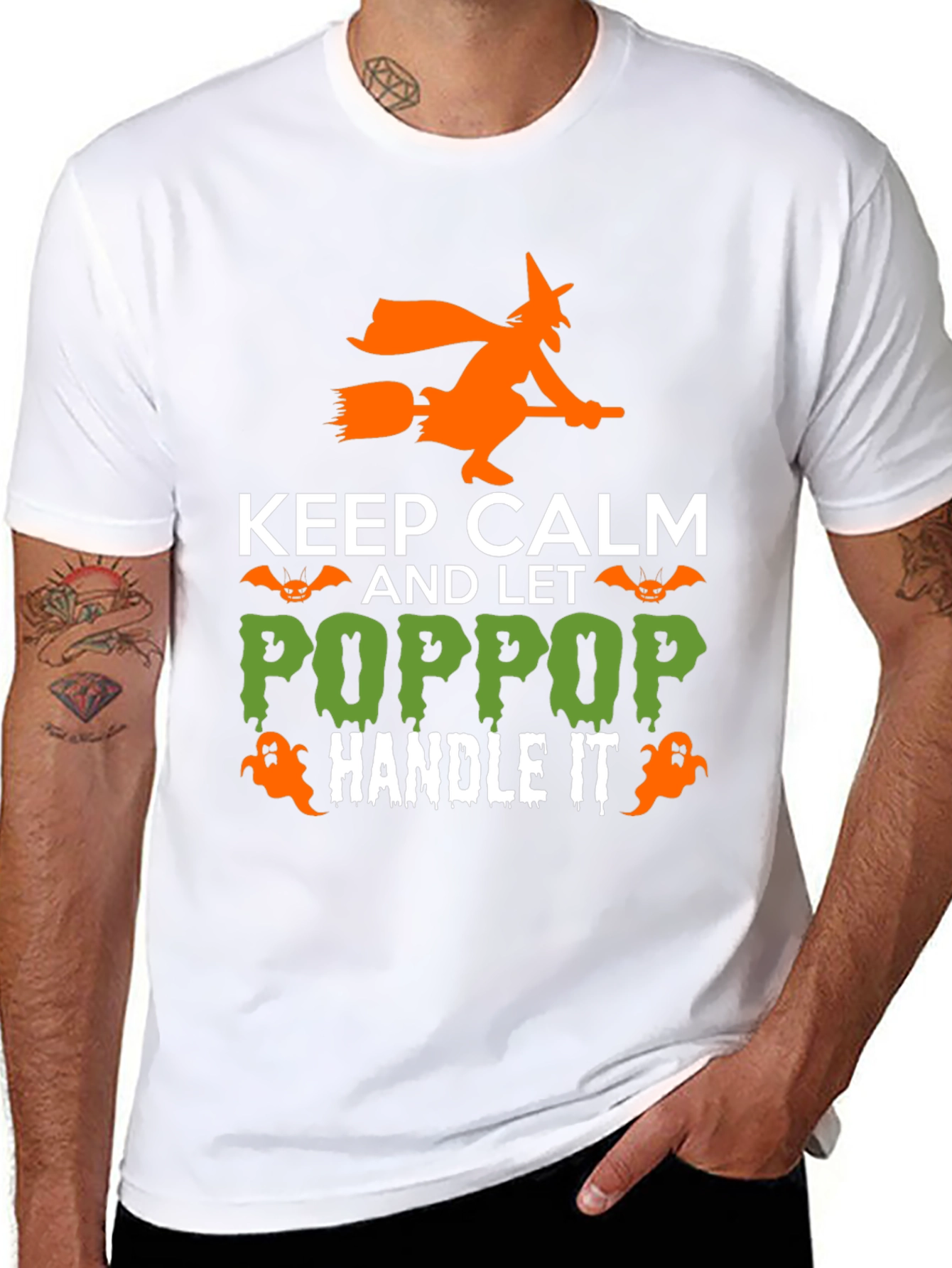 Keep Calm Poppop Halloween T-Shirt