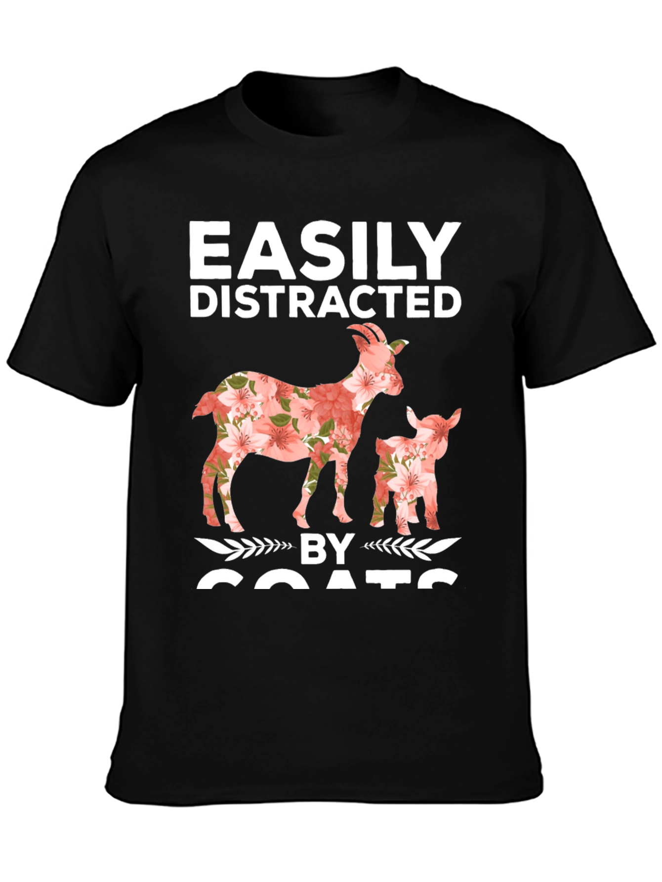 Easily Distracted By Goats Graphic Tee