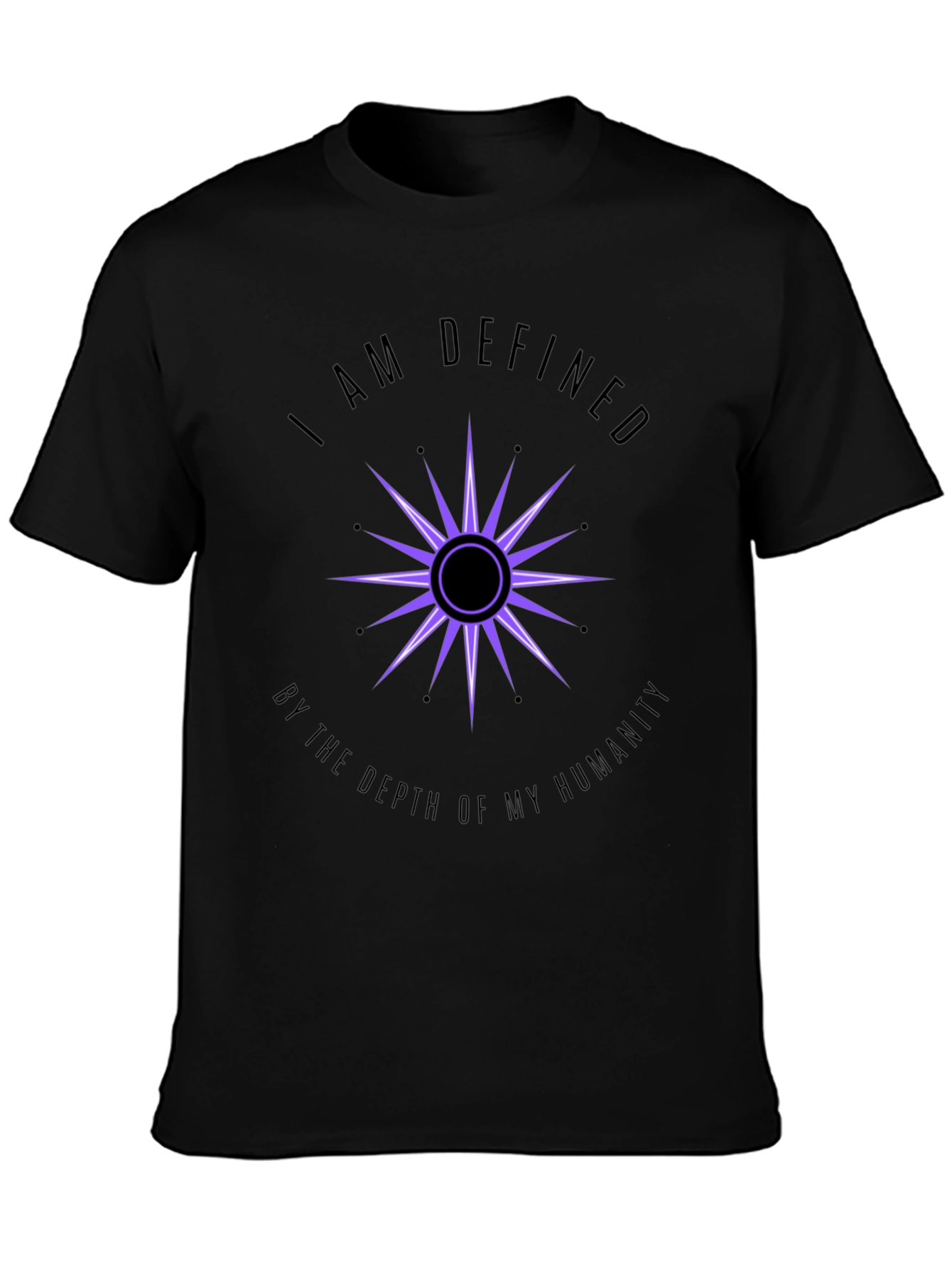 Defined by Humanity T-Shirt - Black Graphic Tee