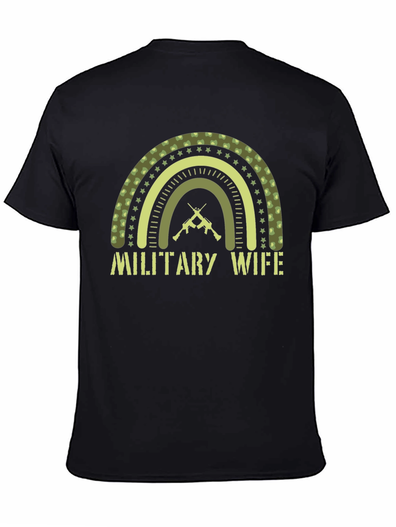 Military Wife Graphic Tee - Army Pride
