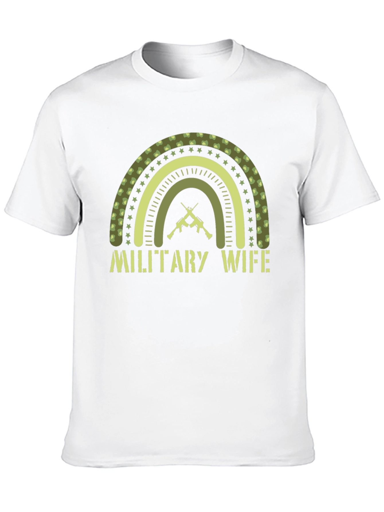 Military Wife Graphic Tee - Army Pride