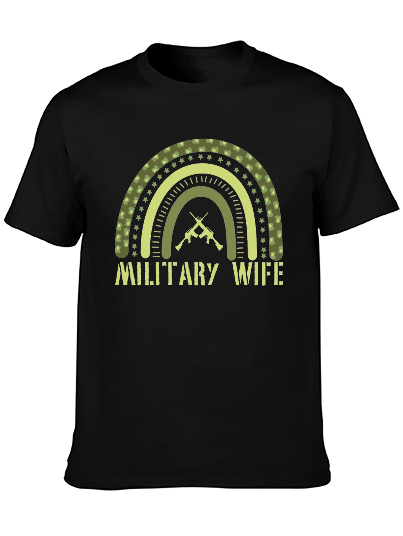 Military Wife Graphic Tee - Army Pride