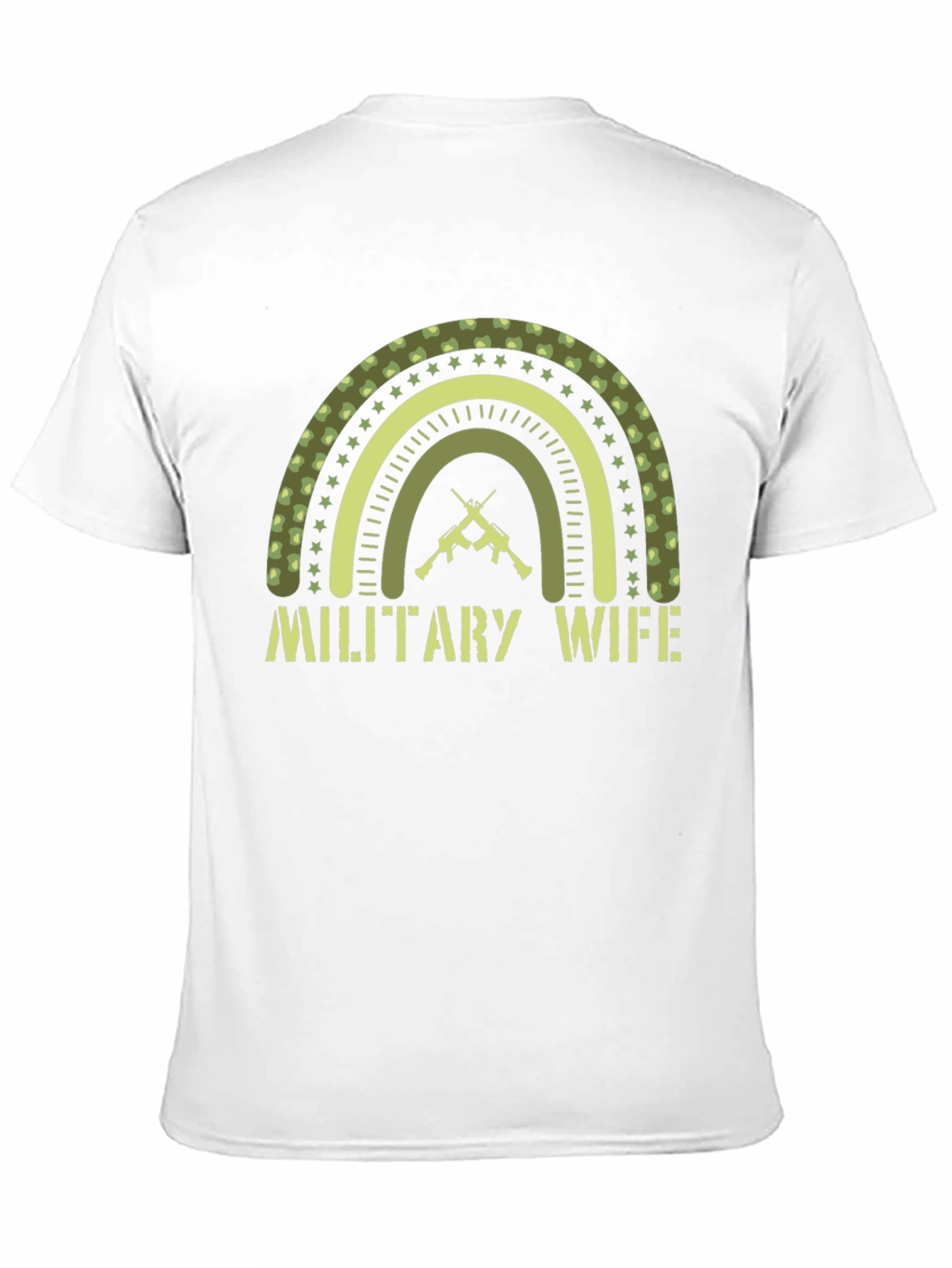 Military Wife Graphic Tee - Army Pride