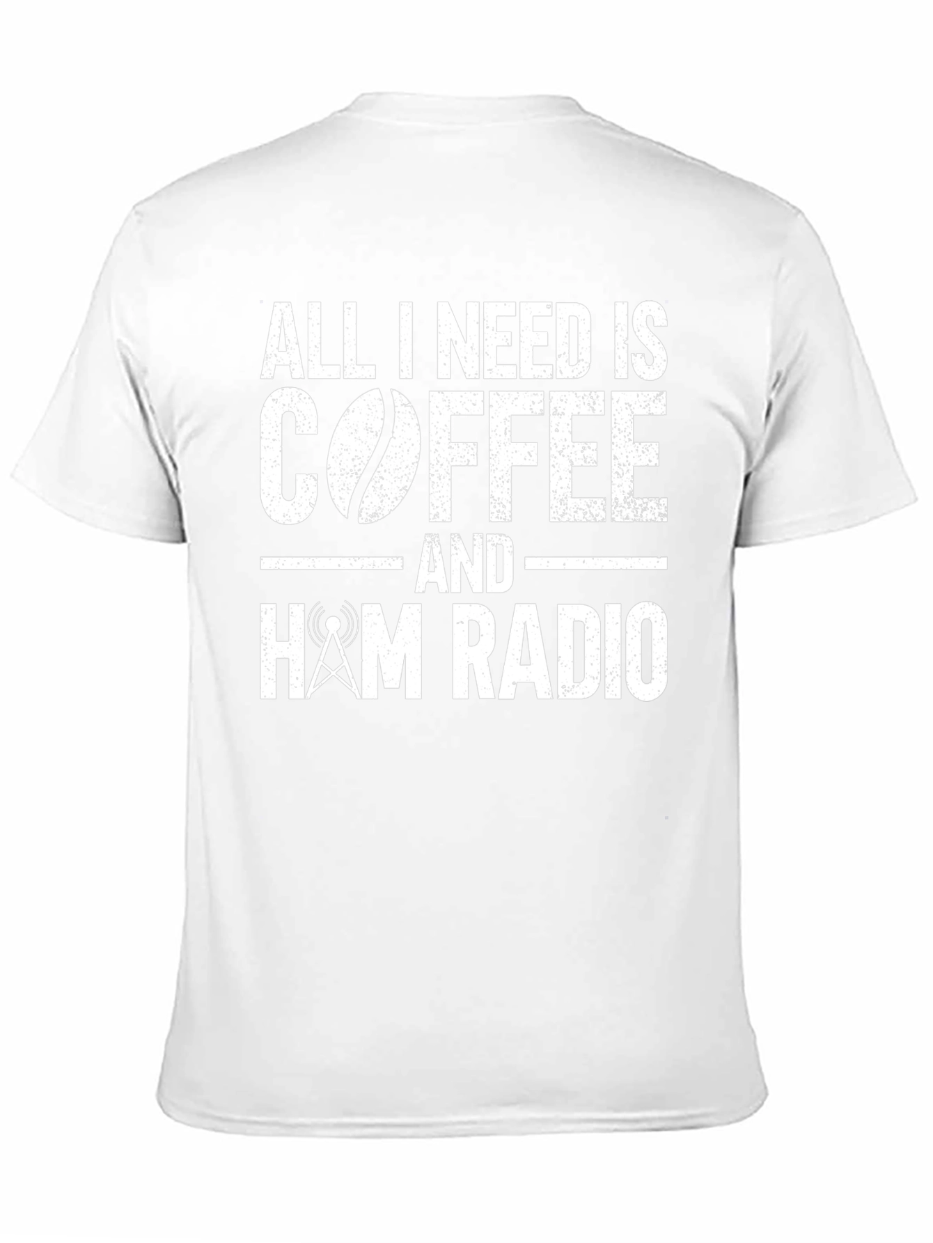 Coffee and Ham Radio T-Shirt - Hobbyist Apparel