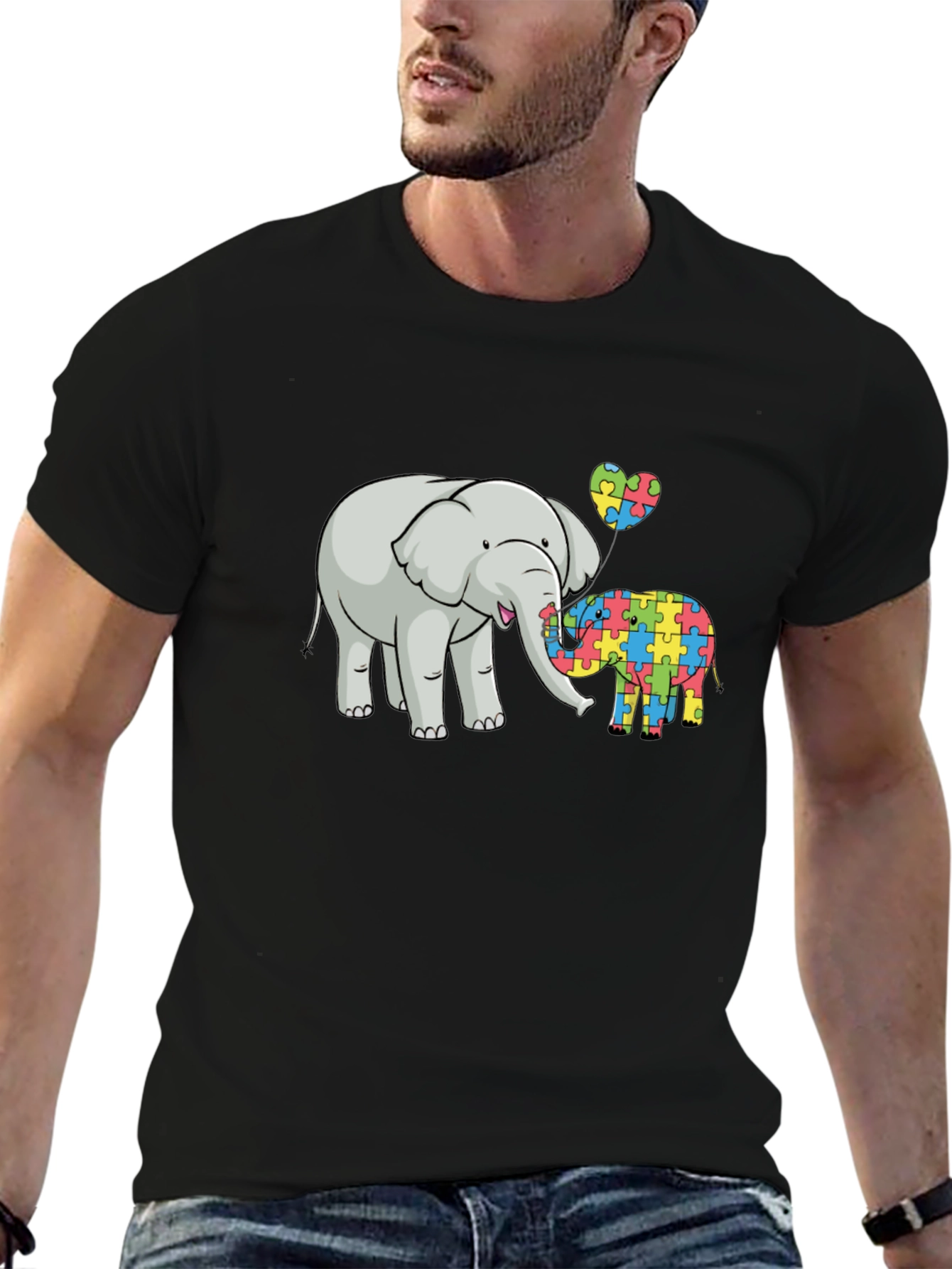 Elephant Autism Awareness T-Shirt