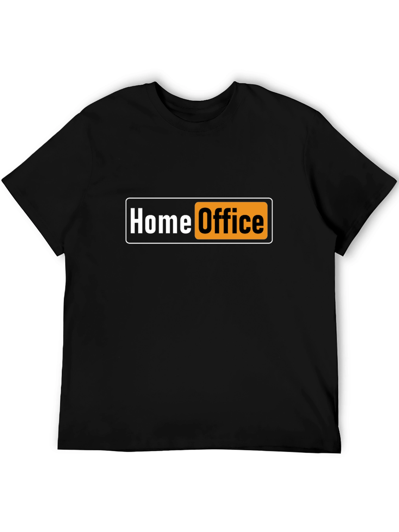 Home Office Funny Black T-Shirt