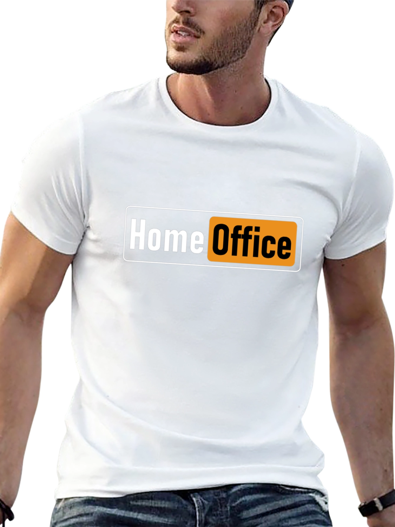 Home Office Funny Black T-Shirt