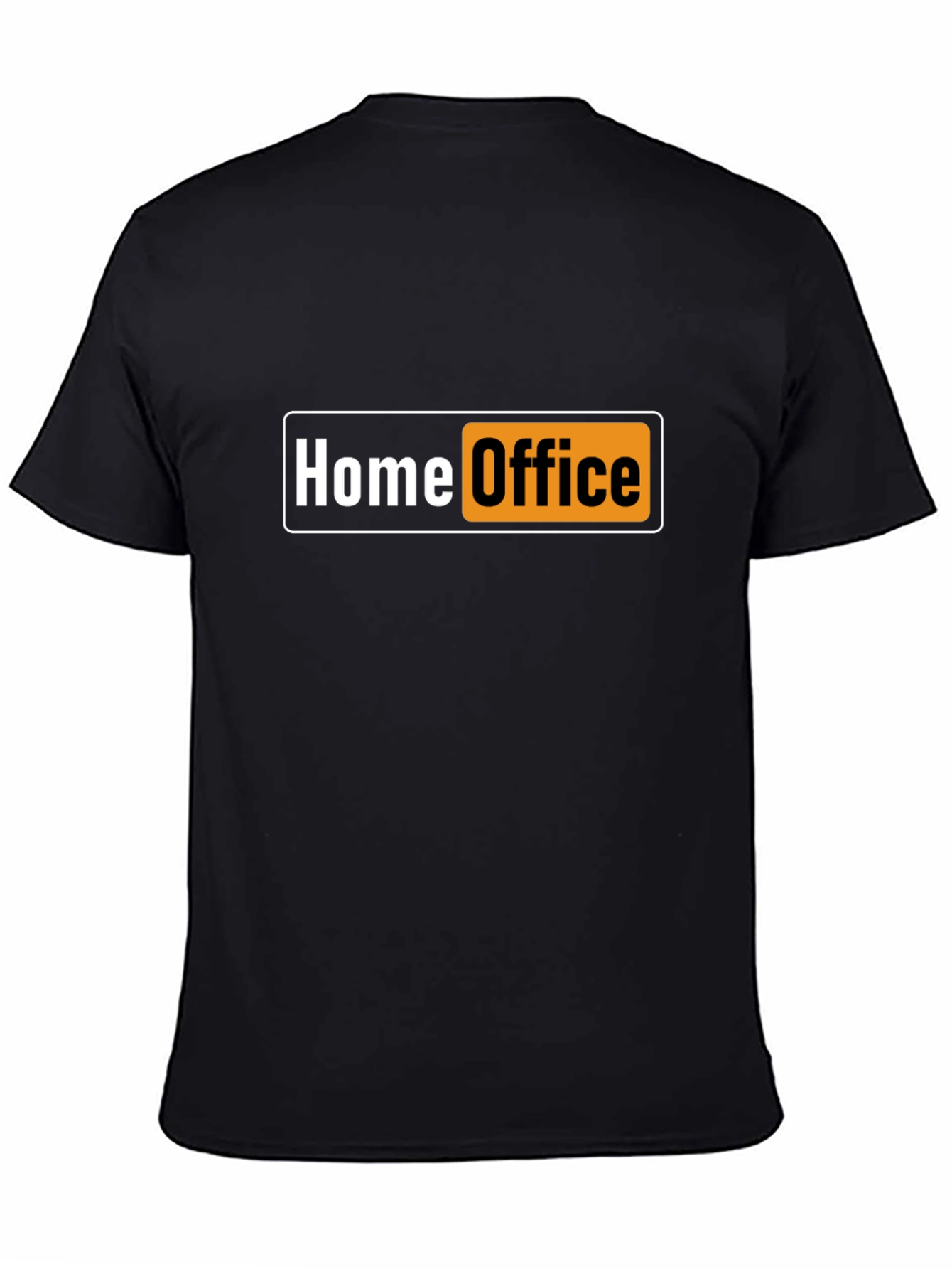 Home Office Funny Black T-Shirt