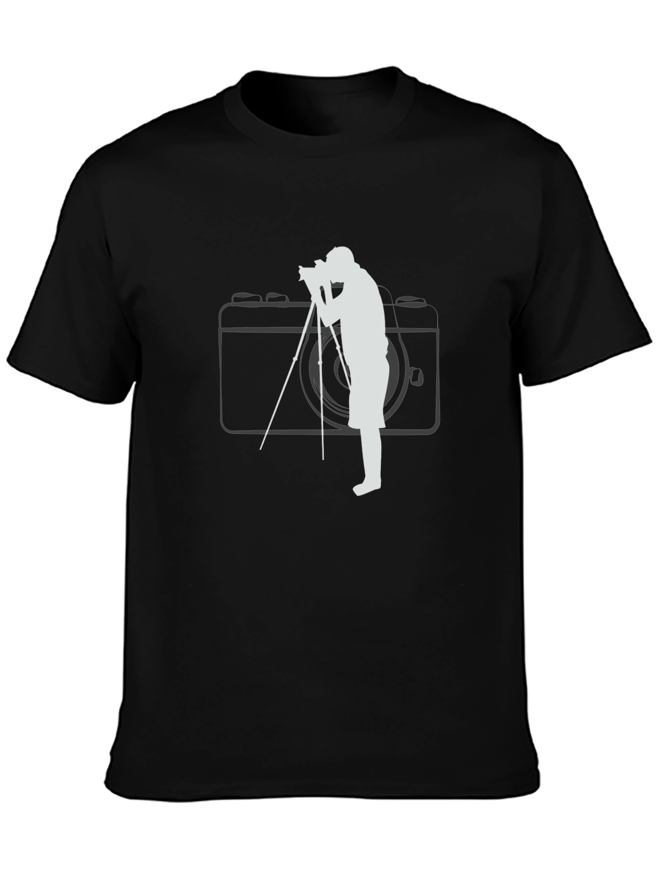 Photographer Graphic Black T-Shirt