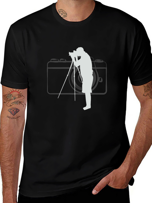 Photographer Graphic Black T-Shirt