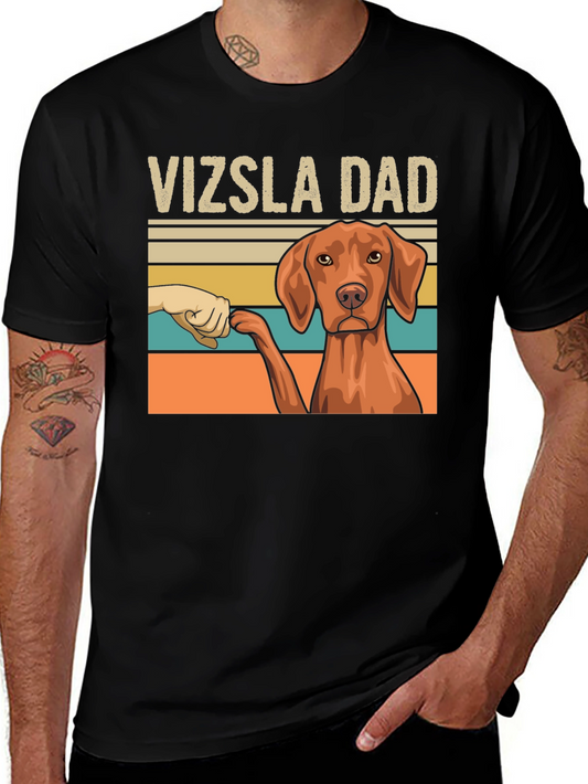 Vizsla Dad Graphic Tee - Dog Lover T-Shirt