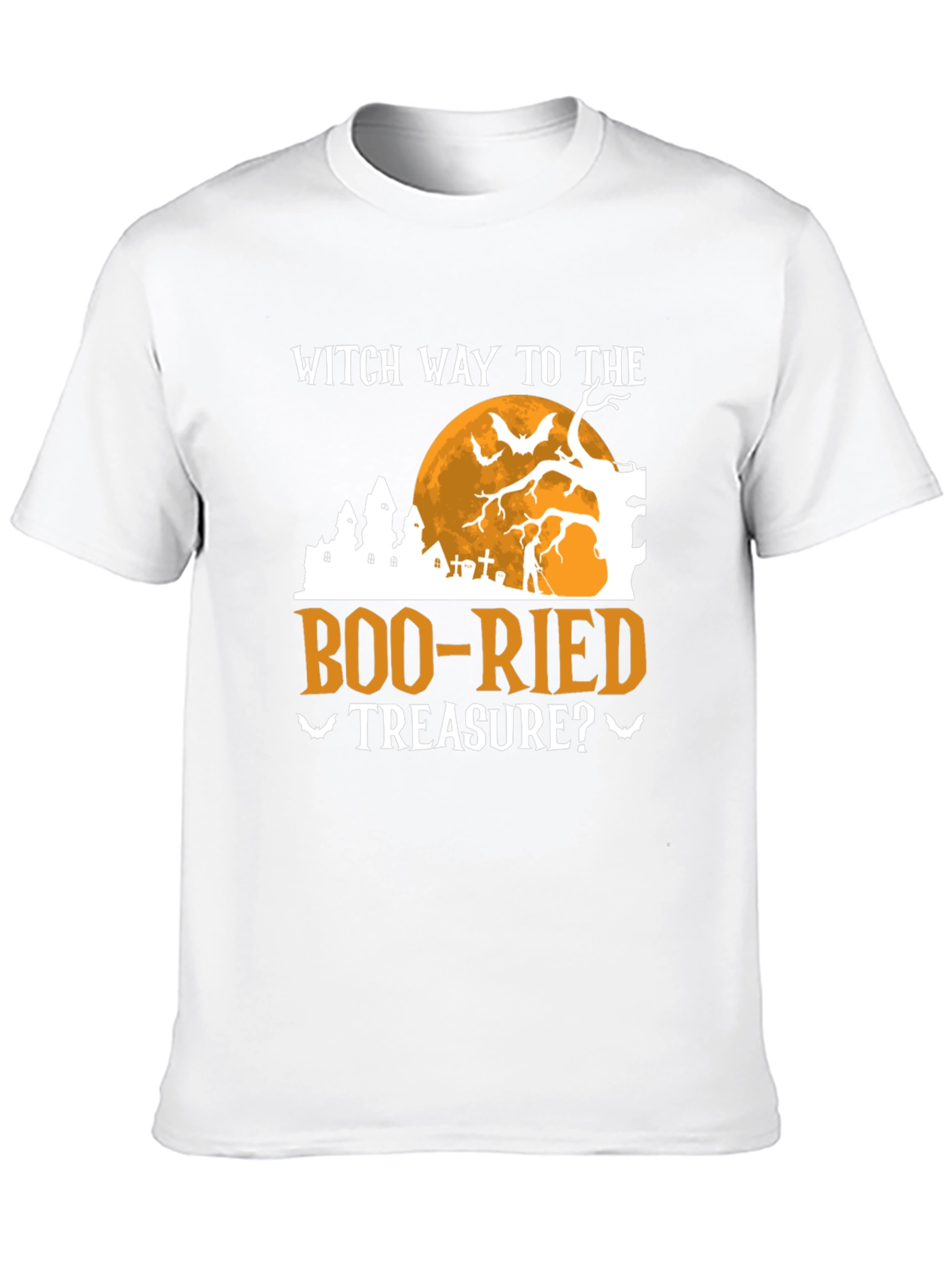 Witch Way to the Boo-Ried Treasure? Halloween T-Shirt