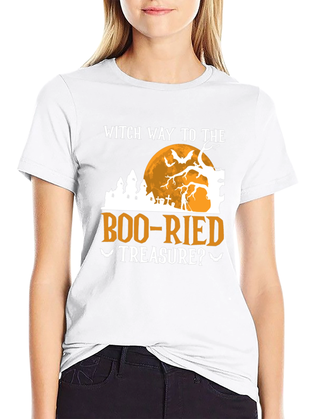 Witch Way to the Boo-Ried Treasure? Halloween T-Shirt