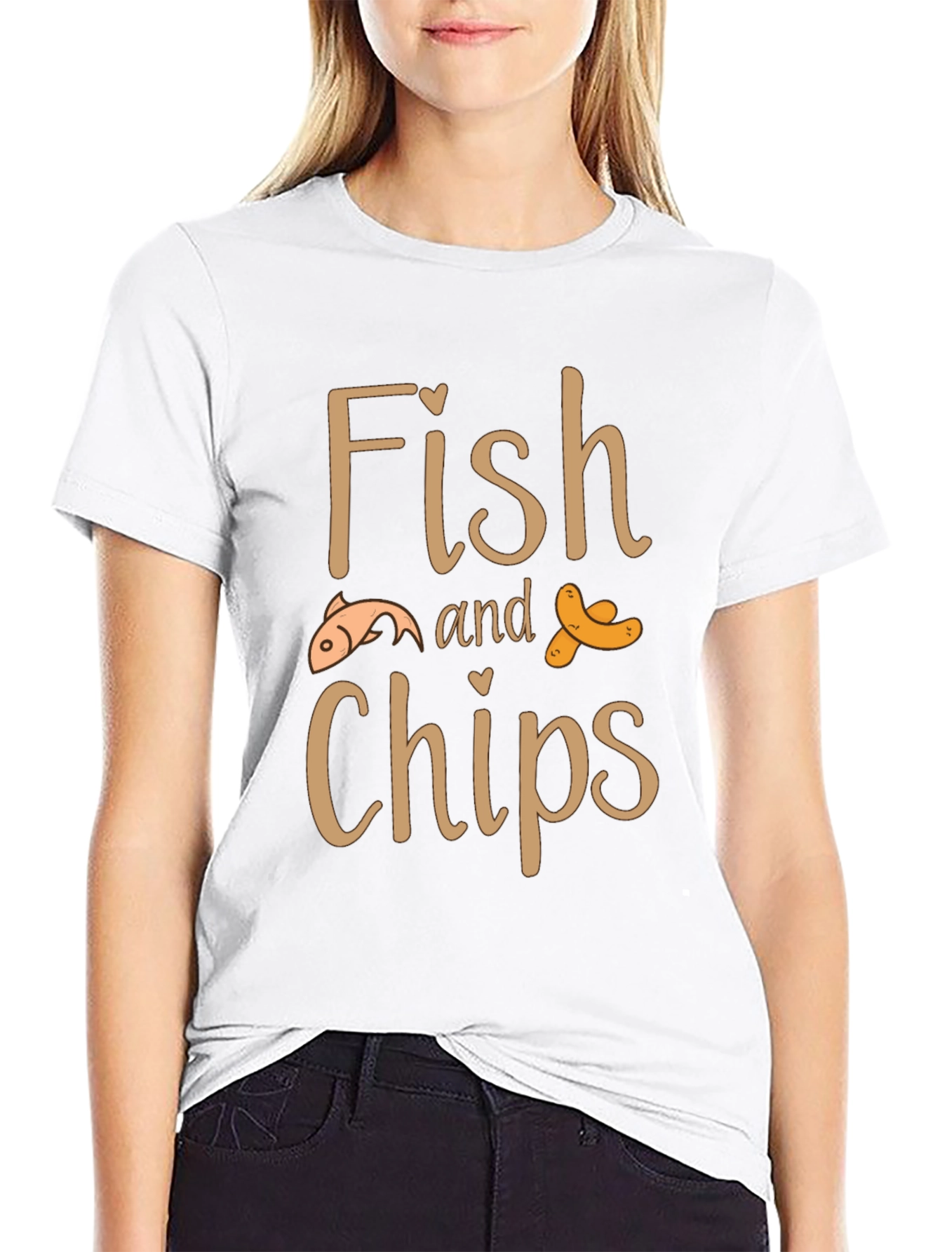 Fish and Chips Graphic Tee - Comfort Fit