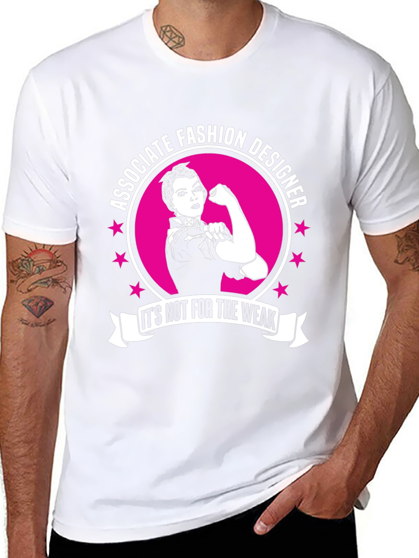 Associate Fashion Designer T-Shirt - Rosie the Riveter Style