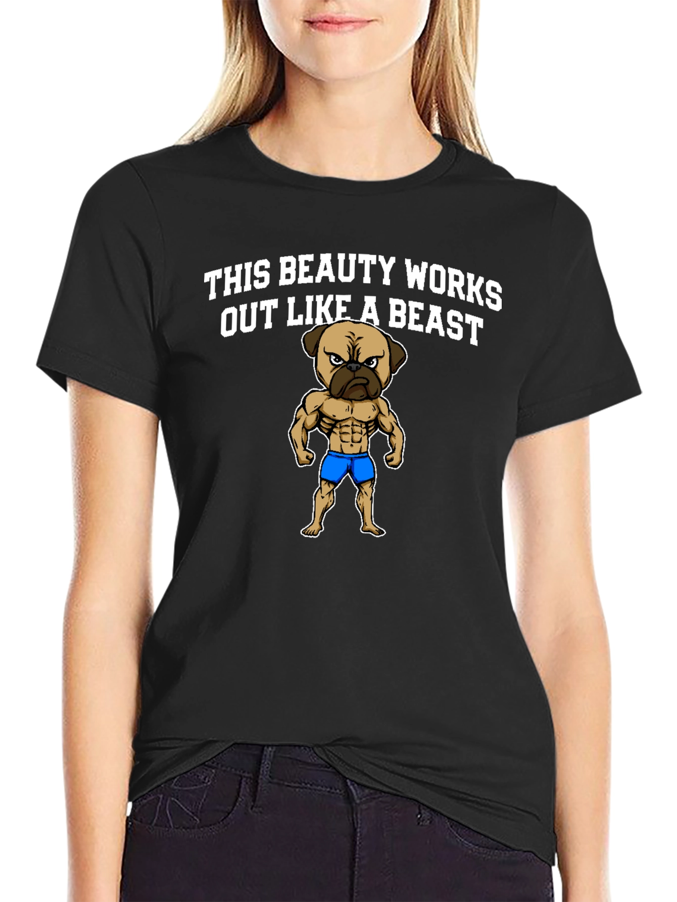Beauty and the Beast Pug T-Shirt